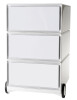 PAPERFLOW Rollcontainer easyBox, 3 Schübe, weiß anthrazit