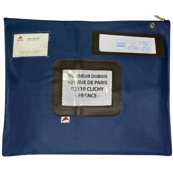 ALBA Banktasche "POPLAT", Polyester, blau