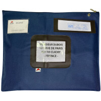ALBA Banktasche "POPLAT", Polyester, blau