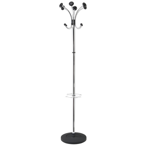 ALBA Garderobenständer "CHROMY", Höhe: 1.700 mm, chrom