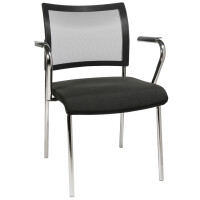 Topstar Besucherstuhl "Visit 10 Netz", blau