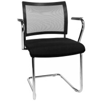 Topstar Besucherstuhl "Visit 20 Netz", anthrazit