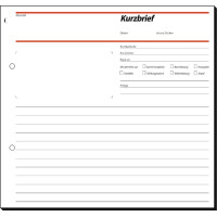 sigel Formularbuch "Kurzmitteilung Kurzbrief",...