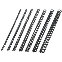 LEITZ Plastikbinderücken, DIN A4, 21 Ringe, 16 mm,...