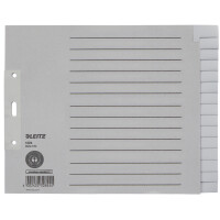 LEITZ Tauenpapier-Register, blanko, A4 Überbreite,...