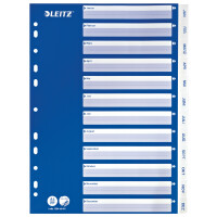 LEITZ Kunststoff-Register, Monate, A4, Jan.-Dez., PP,...