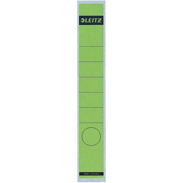 LEITZ Ordnerr&uuml;cken-Etikett, 39 x 285 mm, lang, schmal, gr&uuml;n