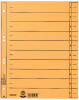 LEITZ Trennblätter, A4 Überbreite, Manilakarton 230g qm, rot