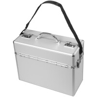 ALUMAXX Pilotenkoffer "ALPHA", Aluminium, silber