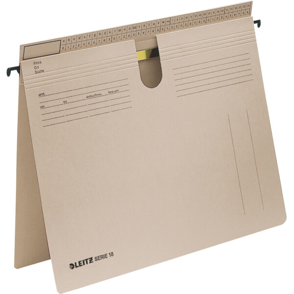 LEITZ SERIE 18 Hängehefter, Manilakarton 250 g qm, orange