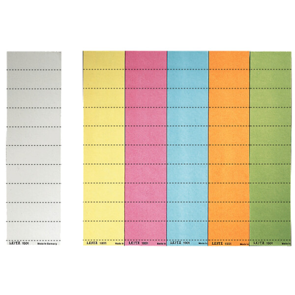 LEITZ Blanko-Beschriftungsschildchen, (B)60 x (H)21 mm, rot
