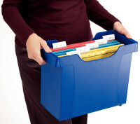 LEITZ Mini-Aktei Hängeregistratur-Box Plus, blau