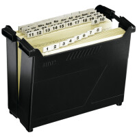LEITZ Hängeregistratur-Box Termin-Set, schwarz