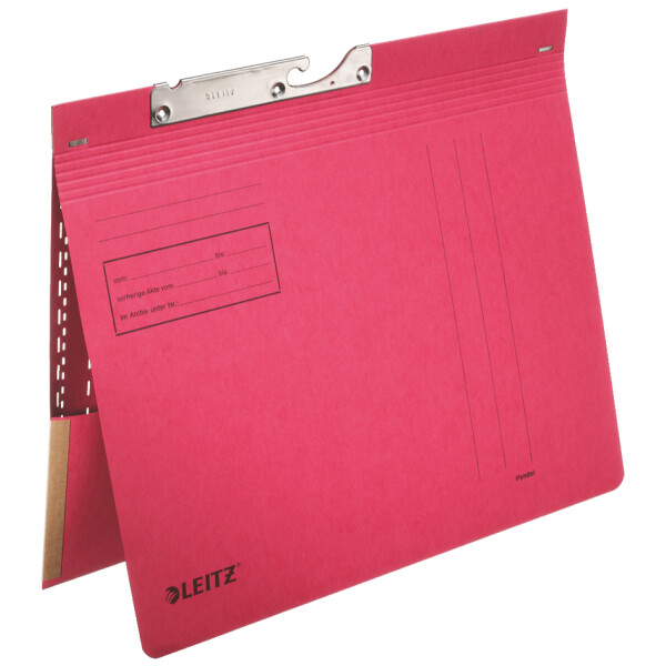 LEITZ Pendelhefter, mit Tasche, A4, grün