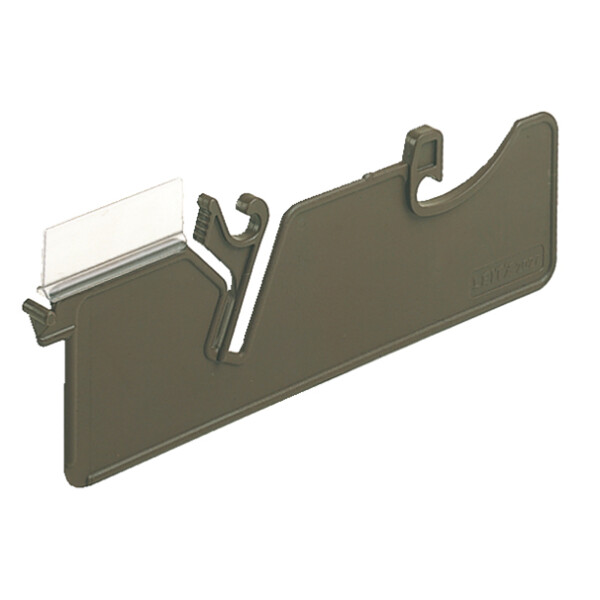 LEITZ Pendelleitkarte, für Pendelregistratur DIN A4, braun