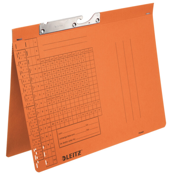 LEITZ Pendelhefter, A4, Behördenheftung, rot, 250 g qm