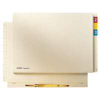LEITZ Einstellhefter Orgacolor, A4, chamois