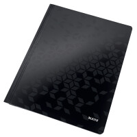 LEITZ Schnellhefter WOW, DIN A4, Karton, blau metallic