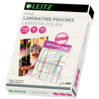 LEITZ Laminierfolientasche, DIN A3, glänzend, 250 mic