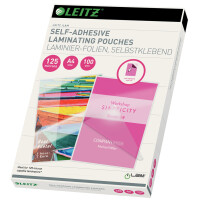 LEITZ Laminierfolientasche, DIN A4, selbstklebend, 160 mic