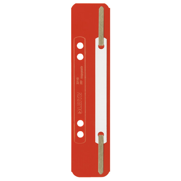 LEITZ Heftstreifen, 35 x 158 mm, PP-Folie, weiß