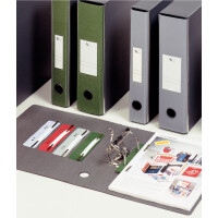 LEITZ Heftstreifen, 35 x 158 mm, PP-Folie, blau