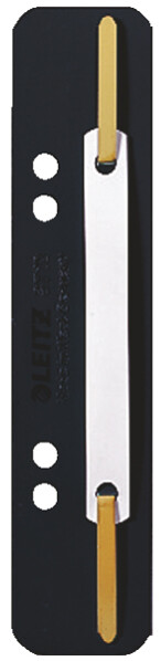 LEITZ Heftstreifen, 35 x 158 mm, PP-Folie, schwarz
