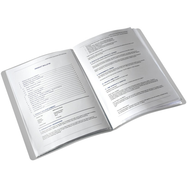 LEITZ Sichtbuch Style, A4, PP, mit 20 Hüllen, granat-rot