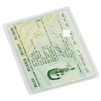 LEITZ Ausweishülle, PVC, 1-fach, 0,20 mm, 76 x 105 mm