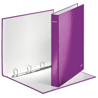 LEITZ Ringbuch WOW, DIN A4, Hartpappe, blau