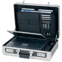 ALUMAXX Laptop-Attaché-Koffer "CARBON", Aluminium