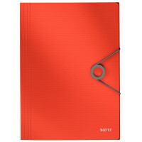 LEITZ Eckspannermappe Solid, DIN A4, PP, hellrot