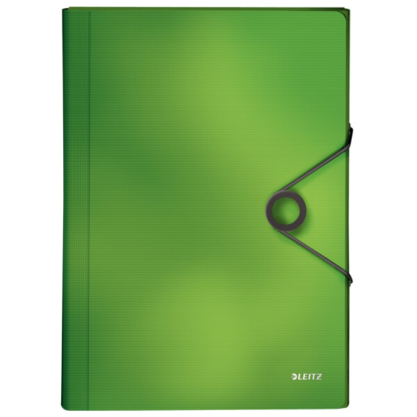 LEITZ F&auml;chermappe Solid, A4, PP, 6 F&auml;cher, hellgr&uuml;n