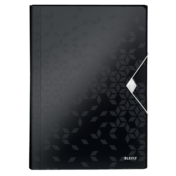 LEITZ Fächermappe WOW, A4, PP, 6 Fächer, eisblau