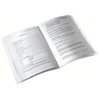 LEITZ Sichtbuch WOW, A4, PP, mit 20 Hüllen, blau