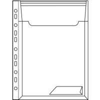 LEITZ Sicht- Prospekthülle CombiFile Maxi, A4, PP, blau