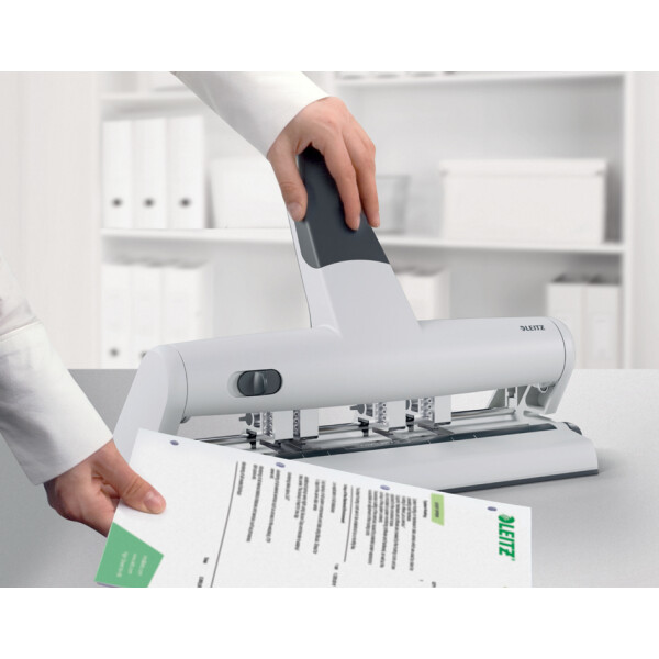 LEITZ Lochsegment f&uuml;r Mehrfachlocher AKTO 5114, silber