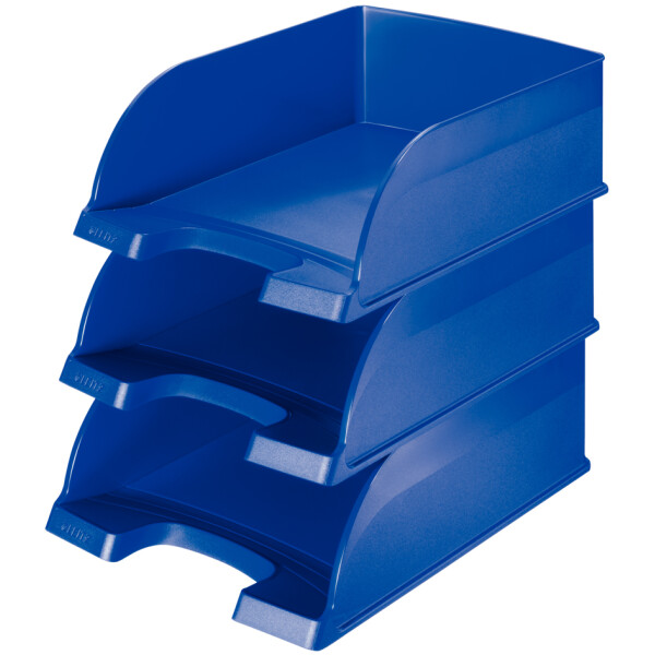 LEITZ Briefablage Plus Jumbo, DIN A4, Polystyrol, grau