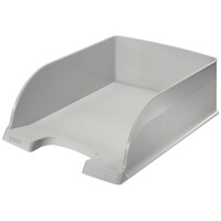 LEITZ Briefablage Plus Jumbo, DIN A4, Polystyrol, grau