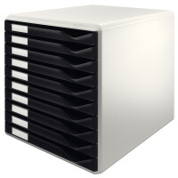 LEITZ Schubladenbox Formular-Set, 10 Schübe,...