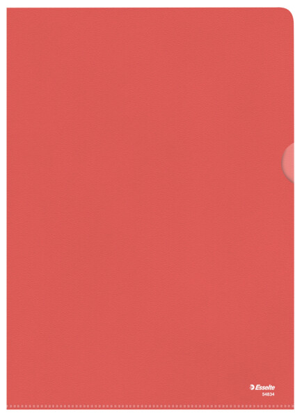 Esselte Sichthüllen Standard, DIN A4, PP, rot, 0,12 mm