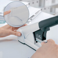 LEITZ Block-Heftgerät 5551, Heftleistung: 80 Blatt, silber