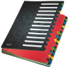 LEITZ Pultordner Deskorganizer Color, A4, 1-24 A-Z, schwarz