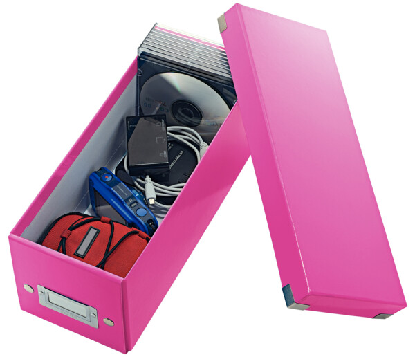 LEITZ CD-Ablagebox Click & Store WOW, pink