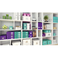 LEITZ DVD-Ablagebox Click & Store WOW, eisblau
