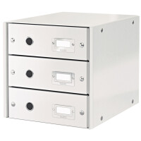 LEITZ Schubladenbox Click & Store WOW, 3 Schübe, violett