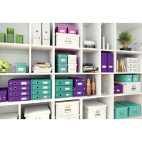 LEITZ Schubladenbox Click & Store WOW, 3 Schübe, violett