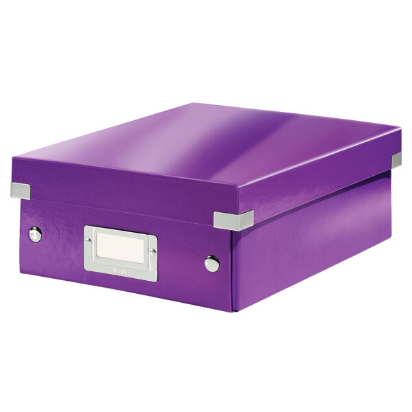 LEITZ Organisationsbox Click & Store WOW, groß, eisblau