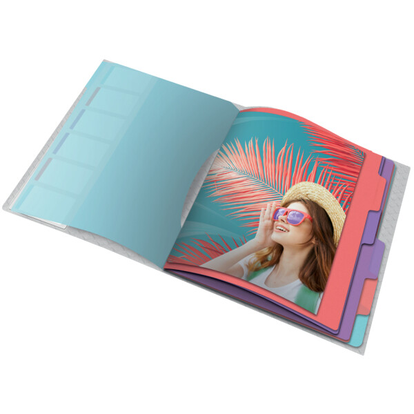 Esselte Ordnungsmappe ColourBreeze, A4, PP, 6 F&auml;cher