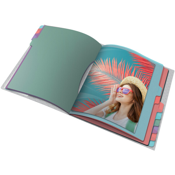 Esselte Ordnungsmappe ColourBreeze, A4, PP, 6 F&auml;cher